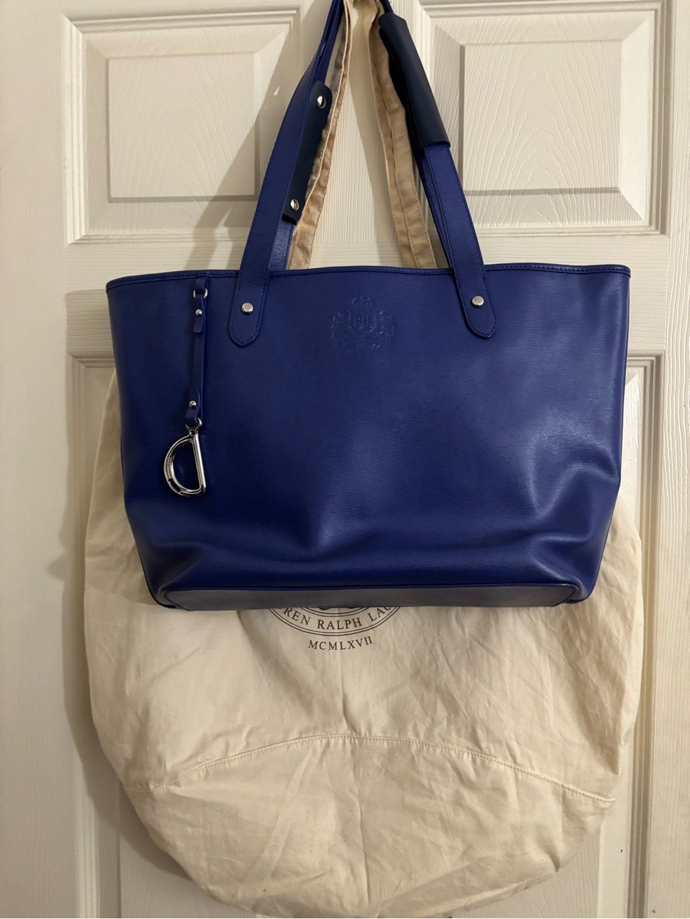 Ralph Lauren BUNDLE!!!! Denim jacket, tote w/dust jacket and vintage bag!!! - Picture 4 of 13